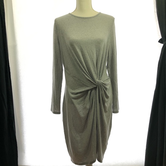 Amee Hanke gray dress long sleeve size 10 - Picture 1 of 6